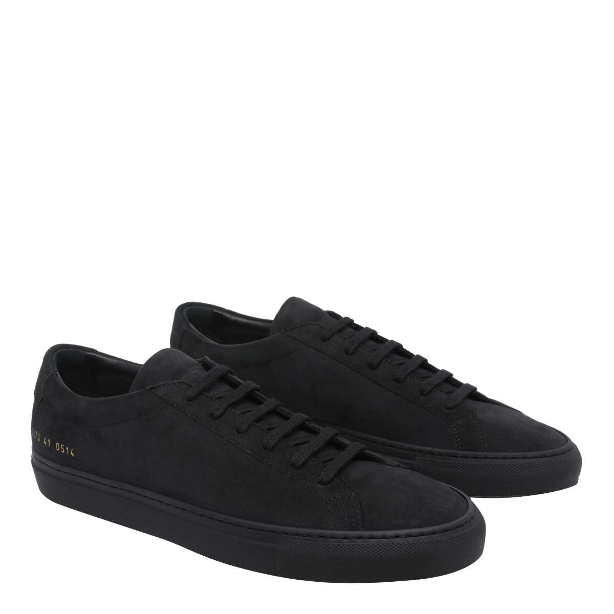 Sneakers Black Suede Leather/rubber Sole - Men