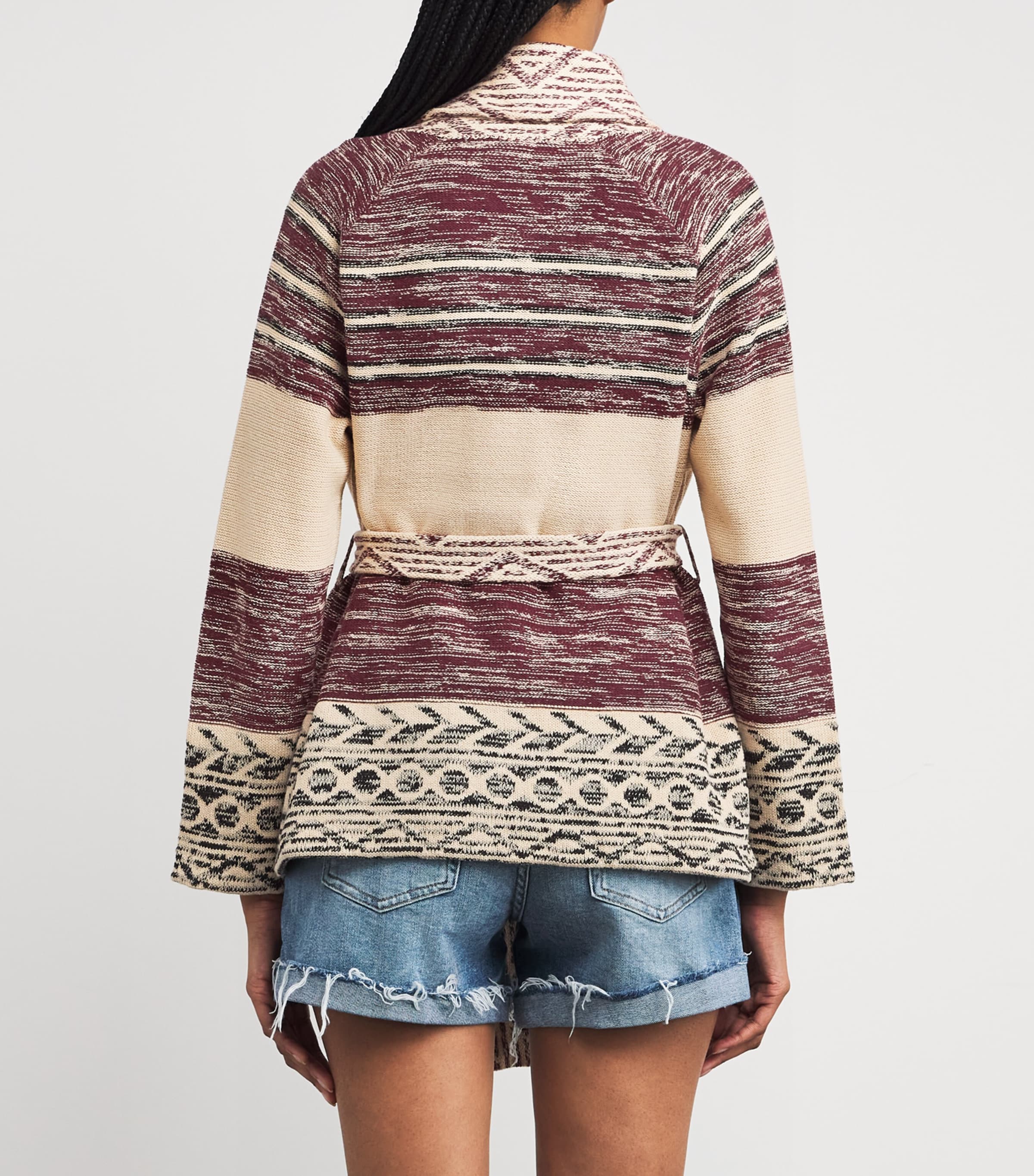 Printed The Riding Cardigan