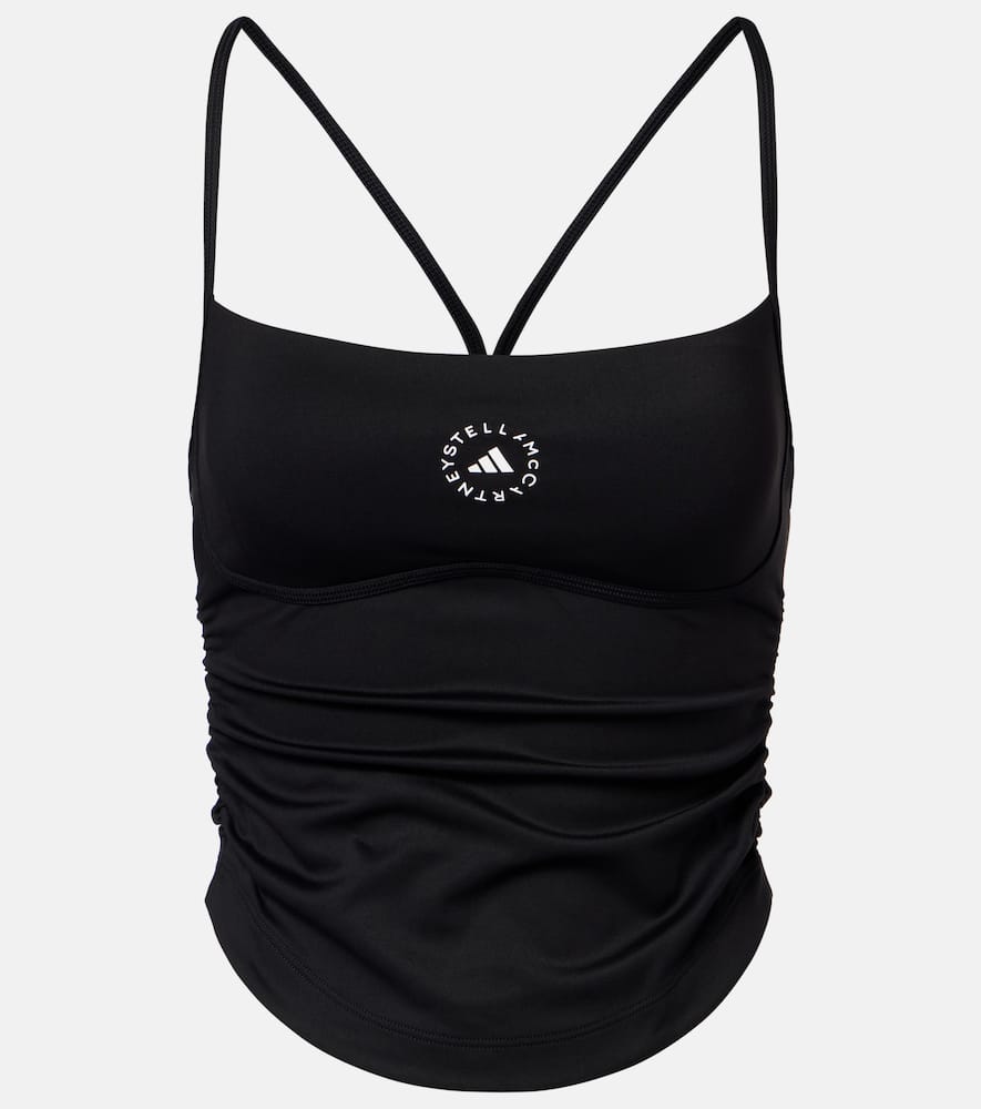 Logo jersey tank top