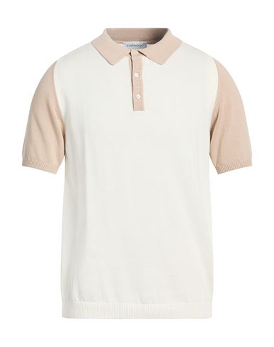 Man Sweater White Size 40 Cotton