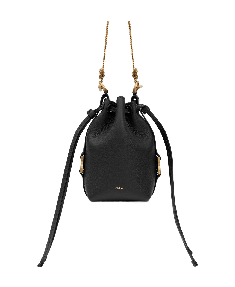Tasche leather bucket bag