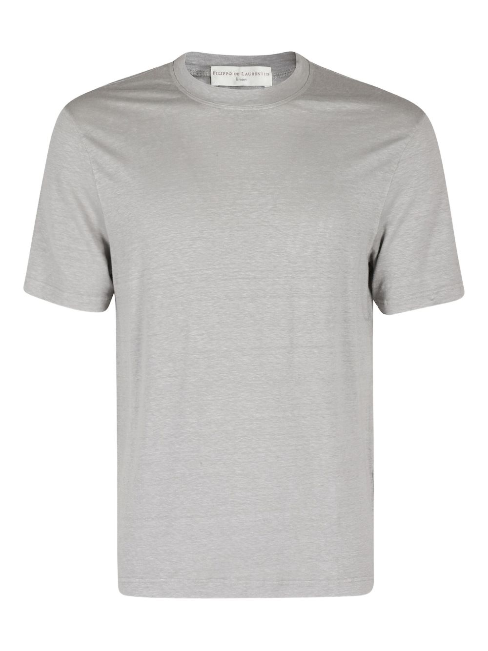Crew neck short-sleeve T-shirt - Brown