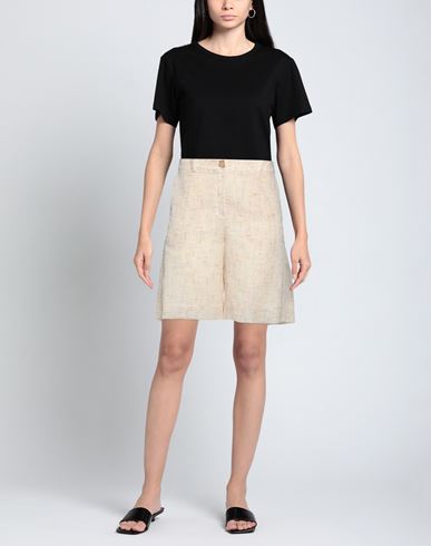 Woman Shorts & Bermuda Shorts Beige