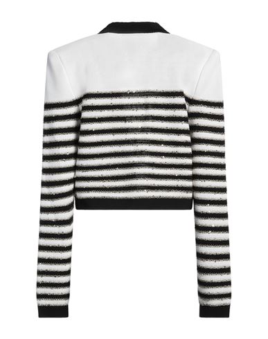 Woman Jacket Ivory Size 6 Viscose, Metallic fiber