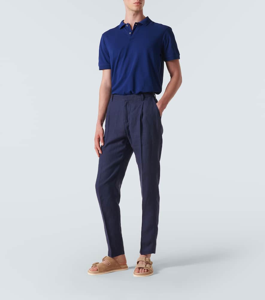 Cotton piqué polo shirt