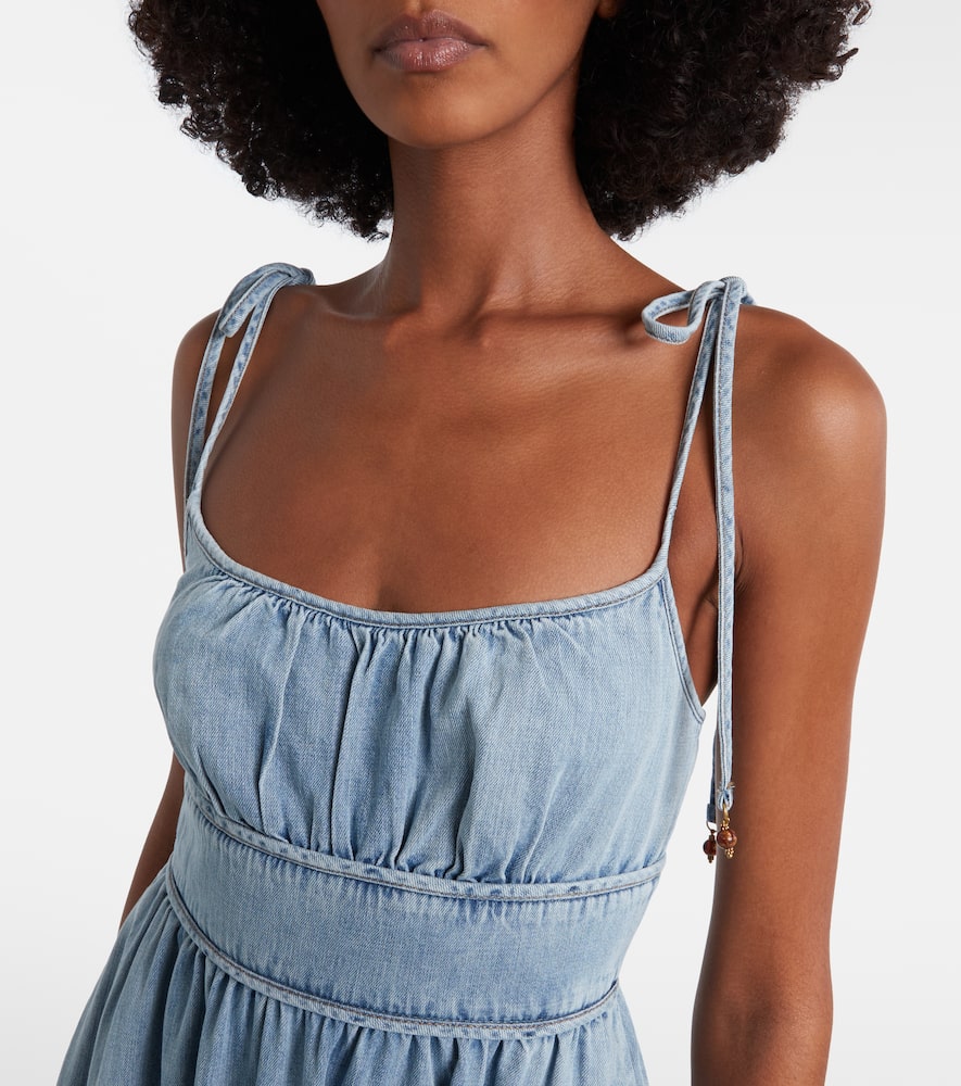 Wanderlust denim midi dress