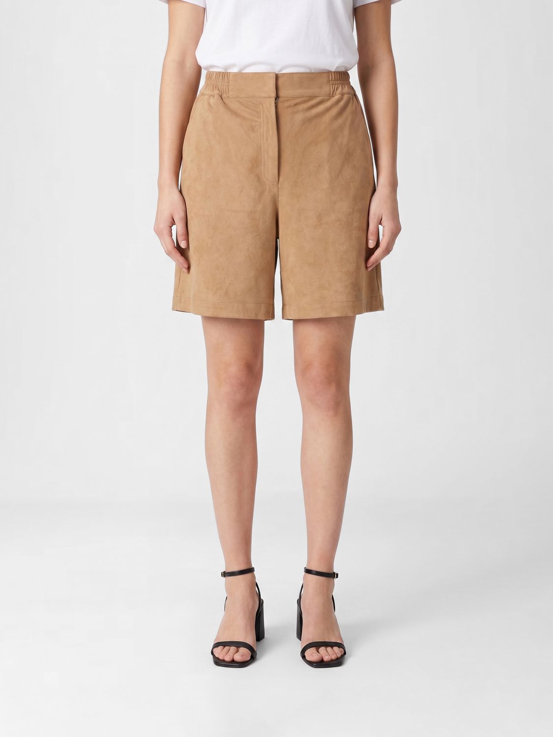 Shorts Woman color Beige