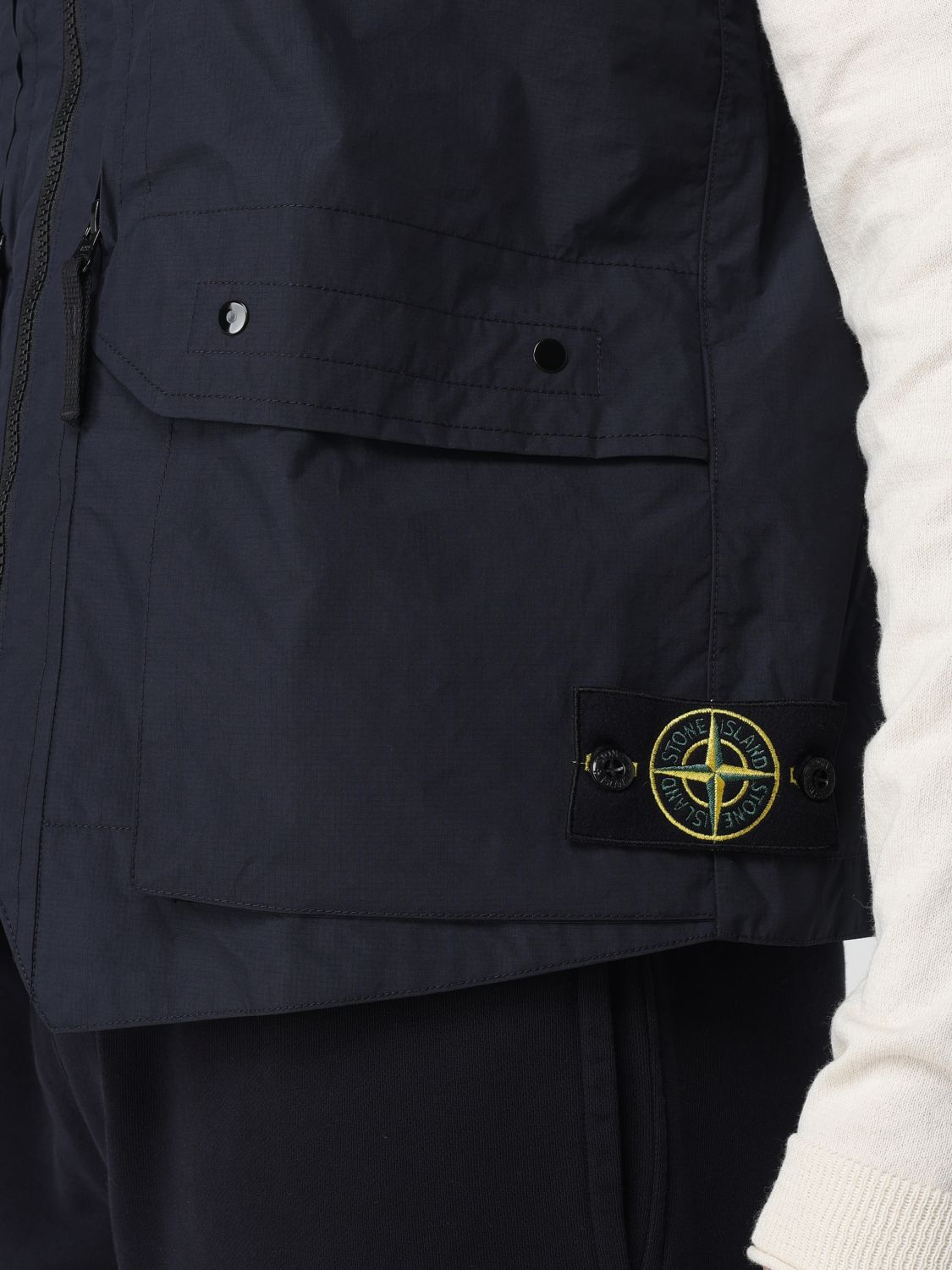 Suit Vest Men color Navy