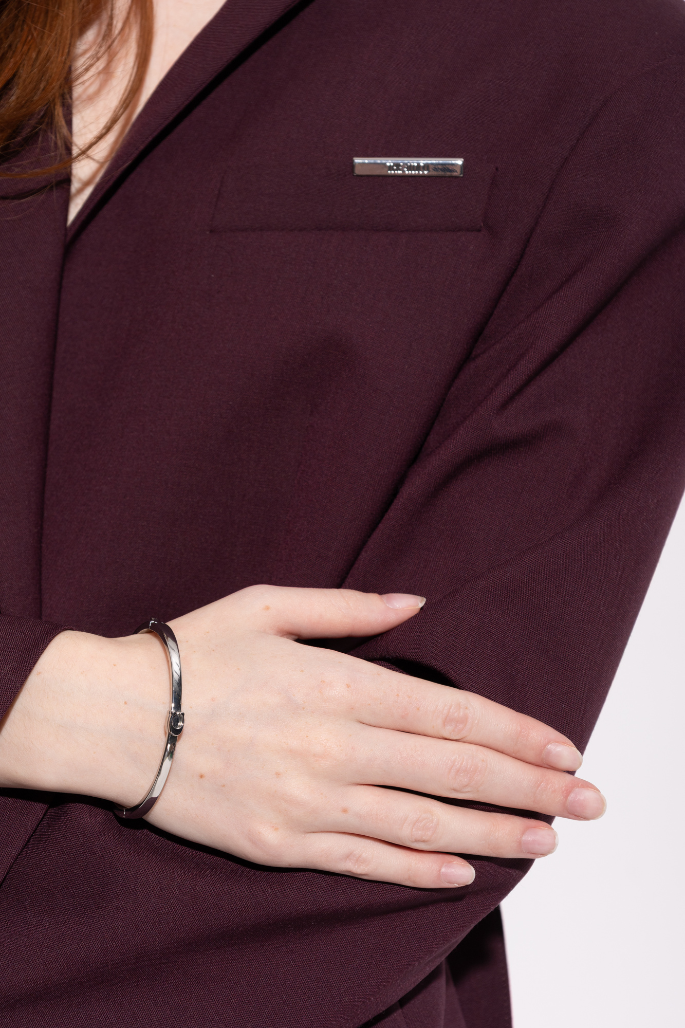 Bracelet With Logo, Women's, Silver