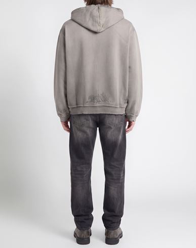 Man Sweatshirt Light grey Size M Cotton