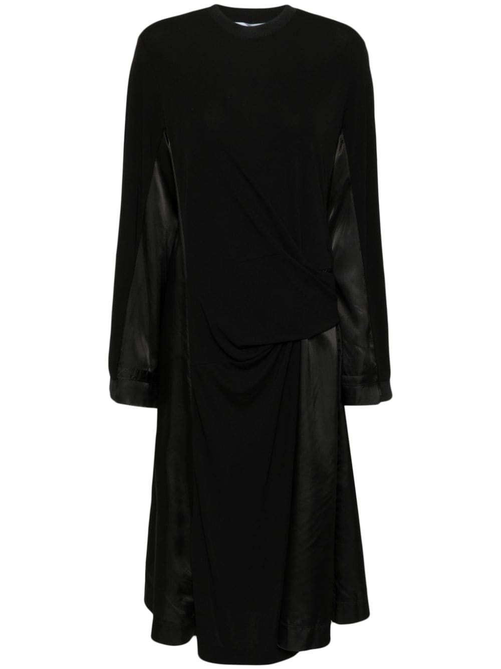 Panelled dress - Black