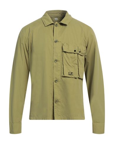 C. p. Company Man Shirt Sage green