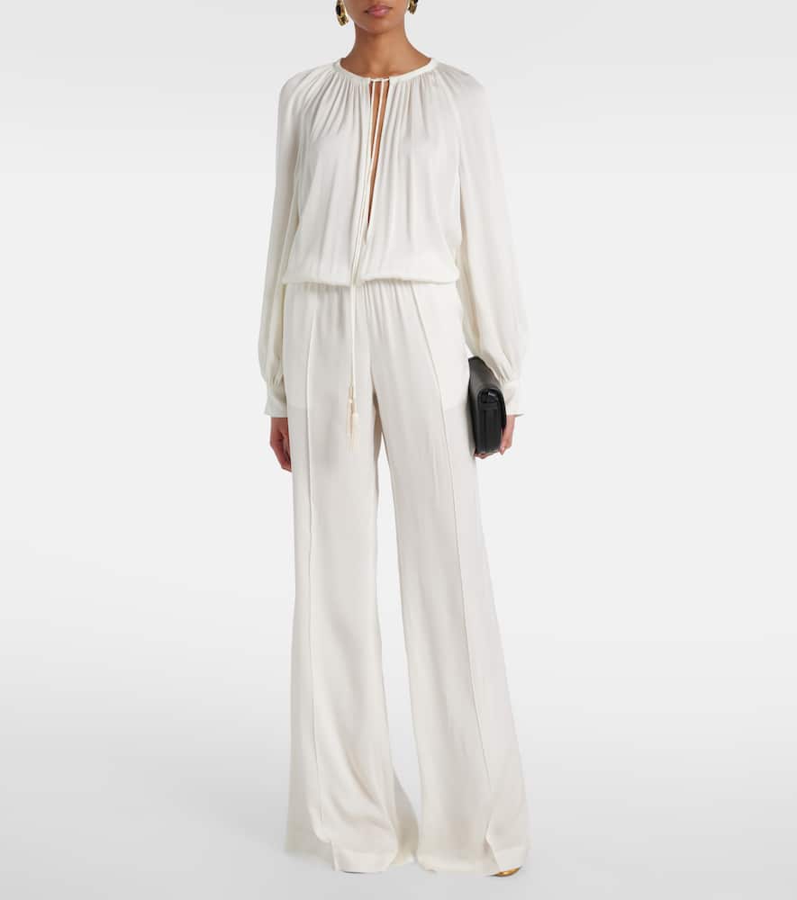 Crêpe cady jumpsuit