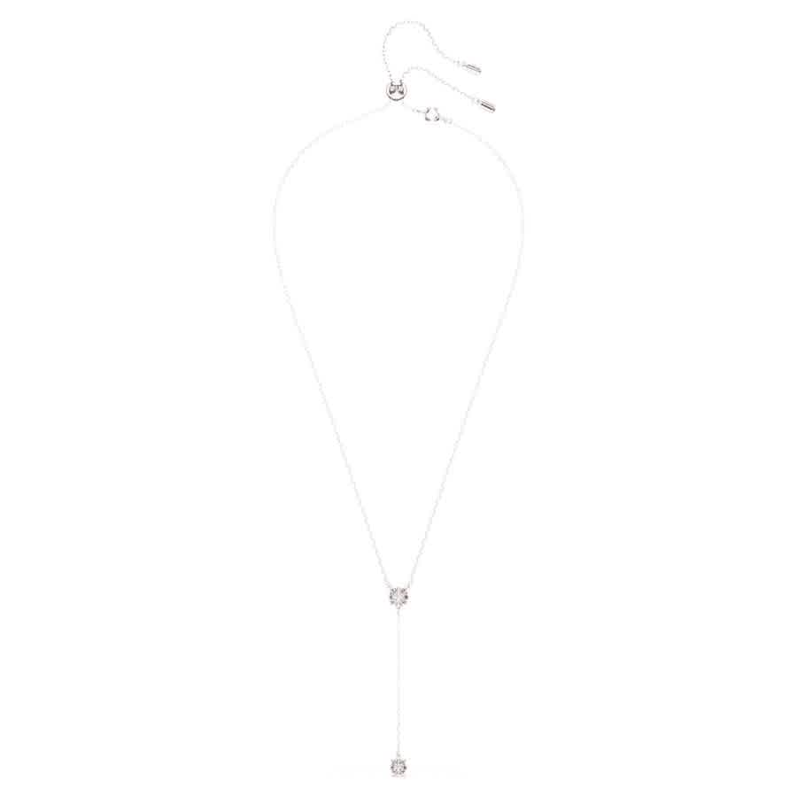 Attract Round-Cut Crystal Y Necklace