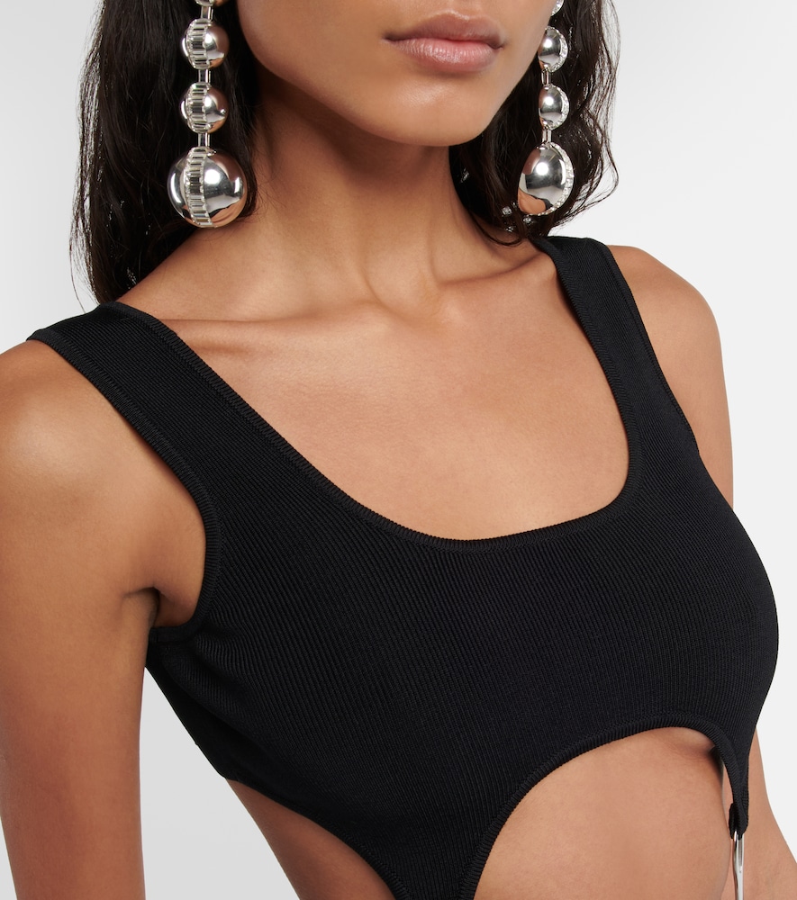 Aya Muse Heri cutout knit maxi dress