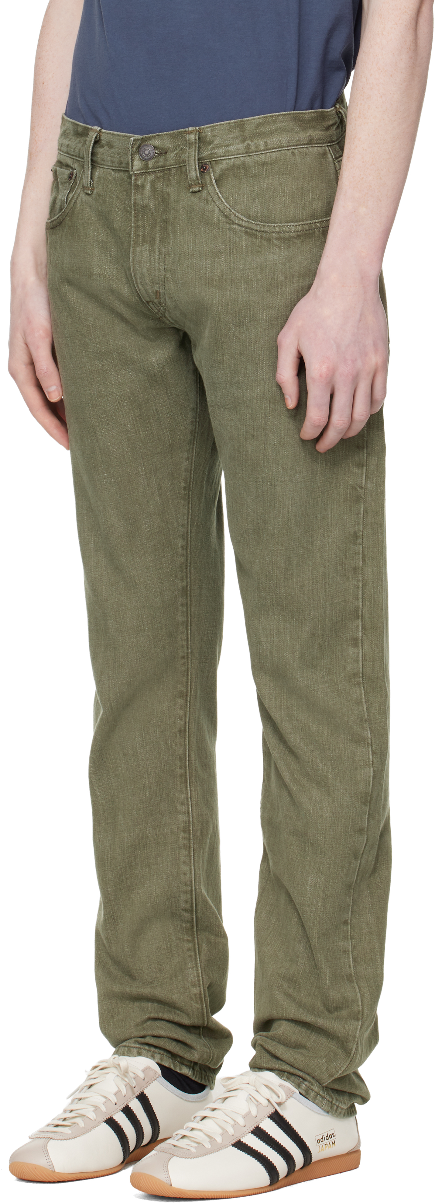 Green Slim Fit Jeans