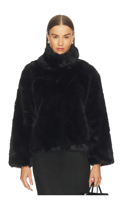 Bardot Renata Faux Fur Jumper in Chocolate. 2. Also