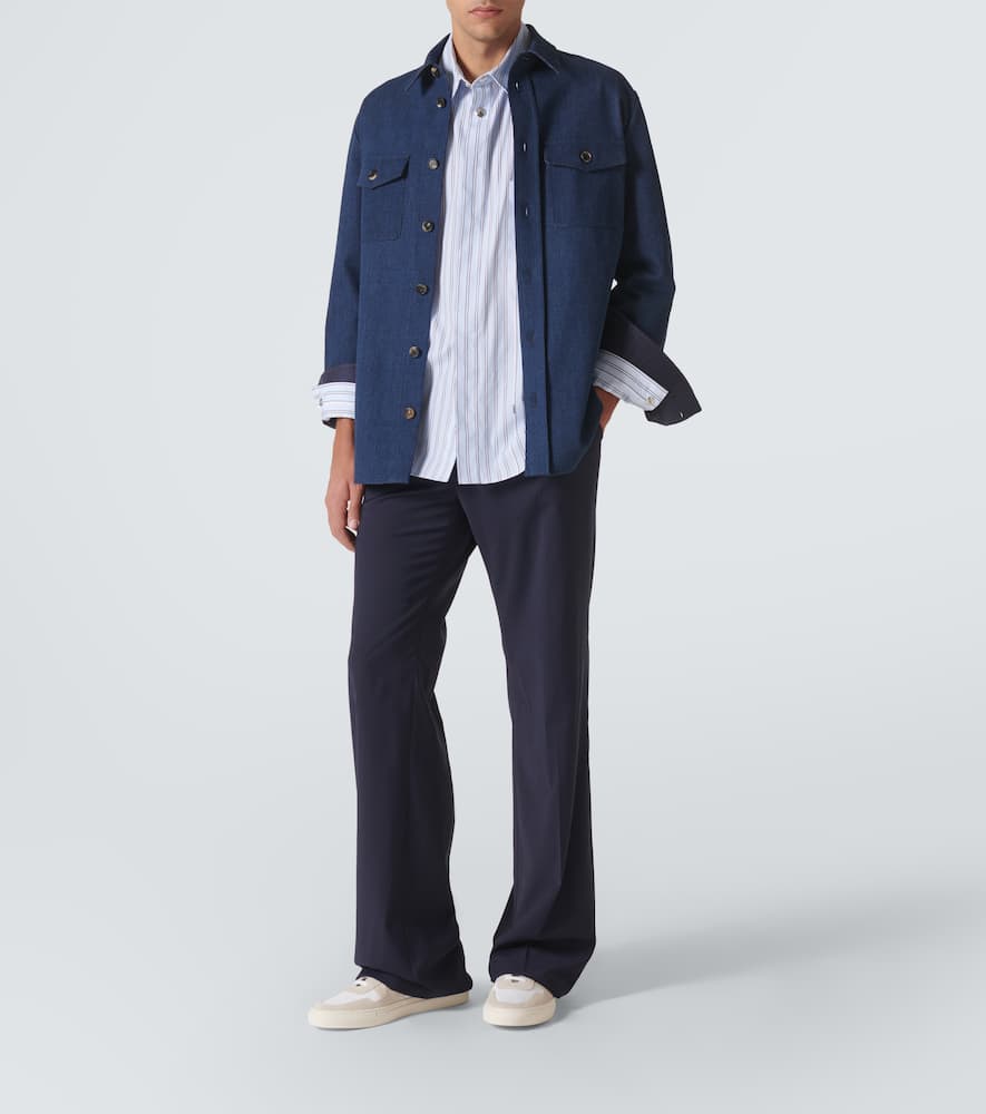 Common Projects BBall Duo leather and suede sneakers