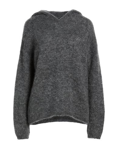 Woman Sweater Grey Size M Mohair wool, Polyamide, Elastane