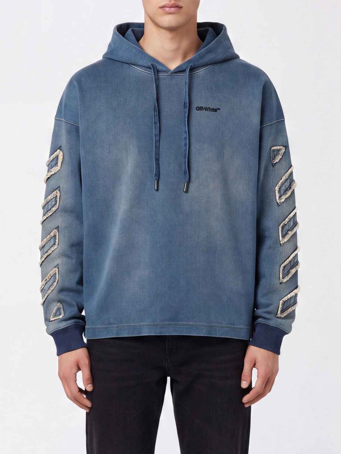 Sweatshirt Men color Blue