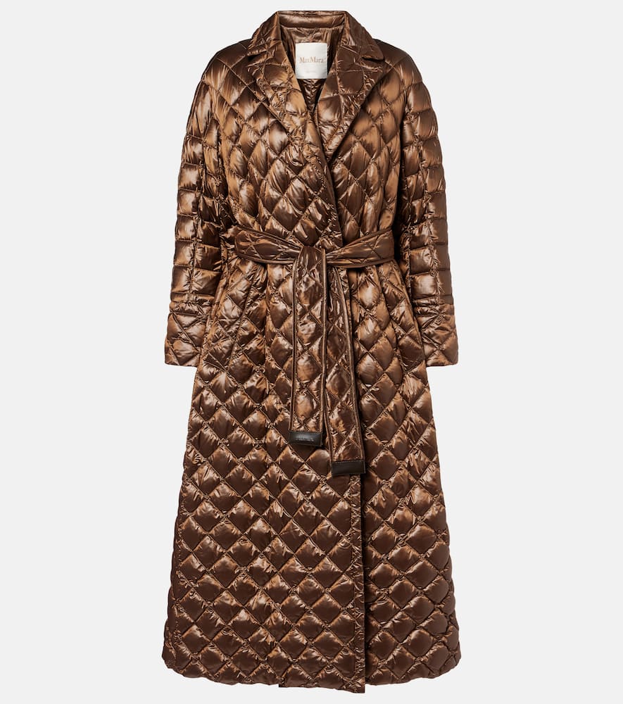 Cube Spaces belted down coat
