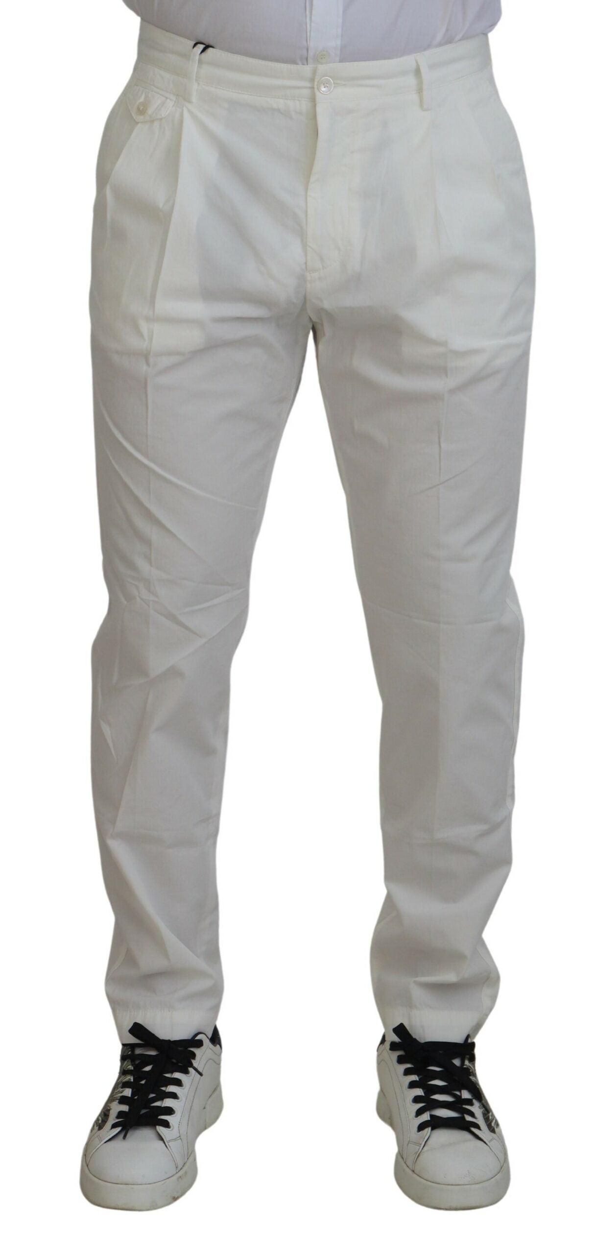 Cotton Chino — White