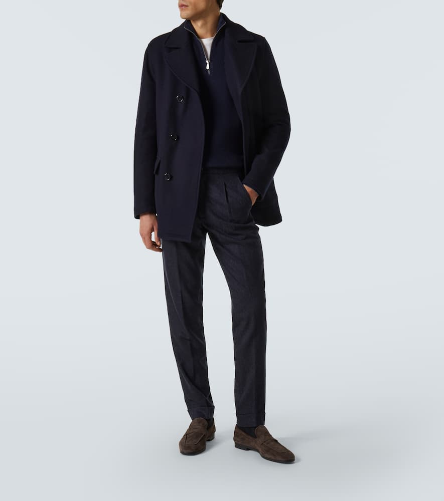 Cashmere straight pants