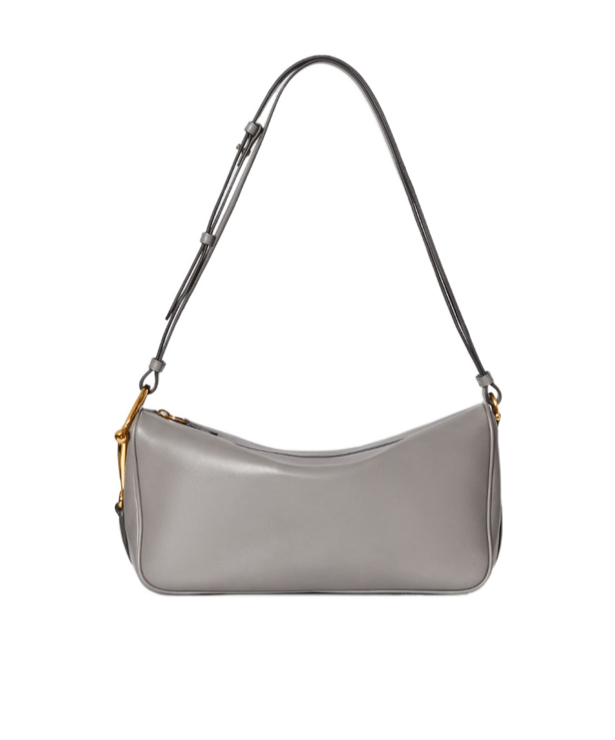 Half Horsebit Medium Shoulder Bag