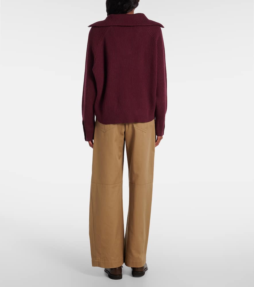 Wool, cashmere, and silk sweater