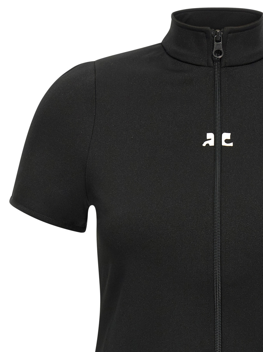 Interlock Zipped Top