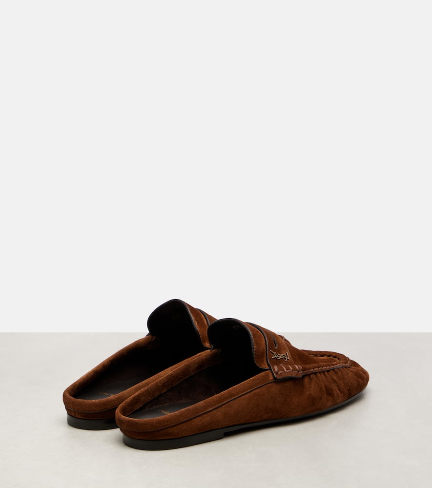 Le Loafer suede mules