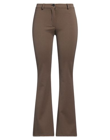 Woman Pants Camel Size 4 Polyester, Nylon, Elastane