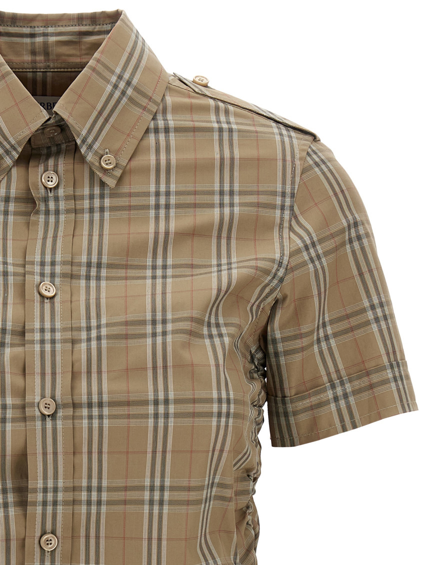 Burberry - Check Shirt Shirt, Blouse Multicolor