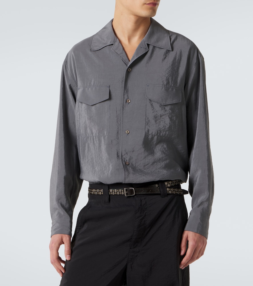 Silk-blend shirt