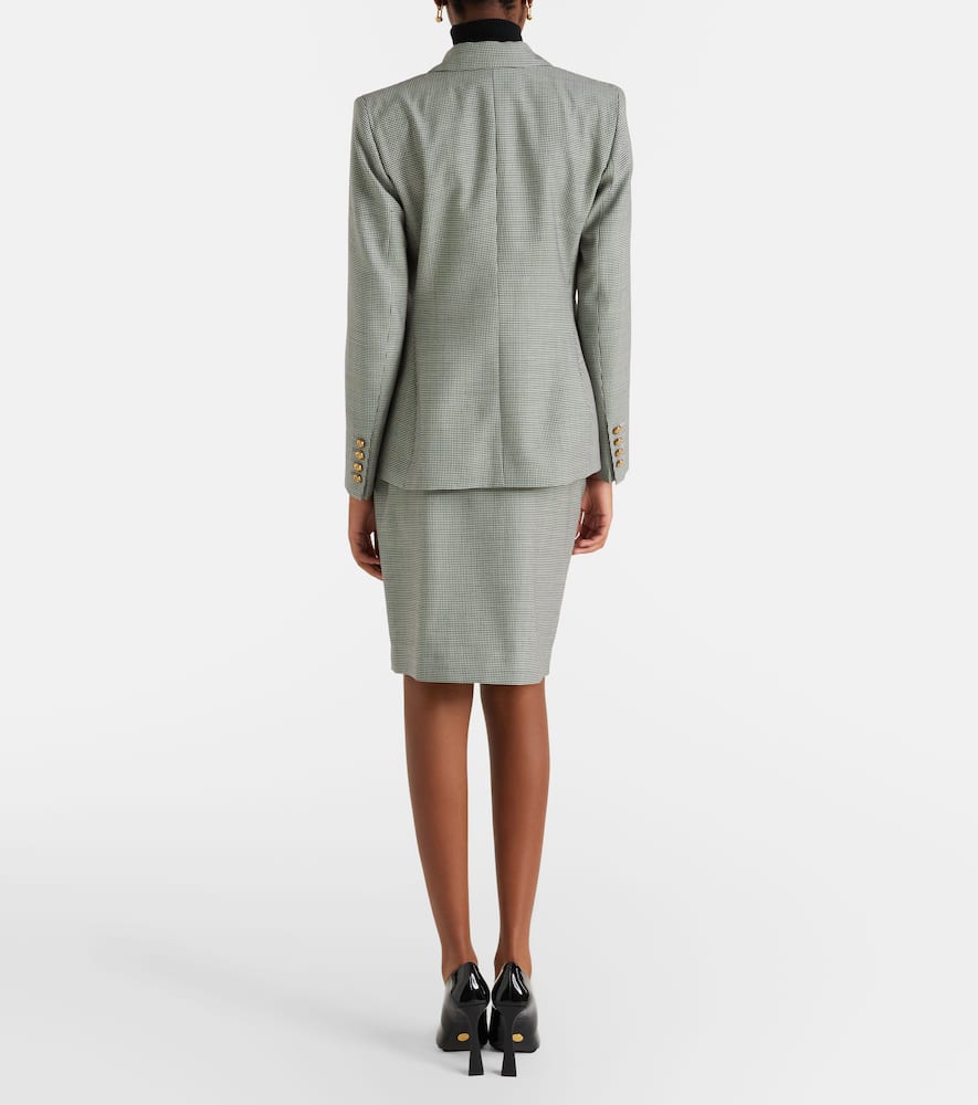 Blazé Milano Popeye virgin wool pencil skirt