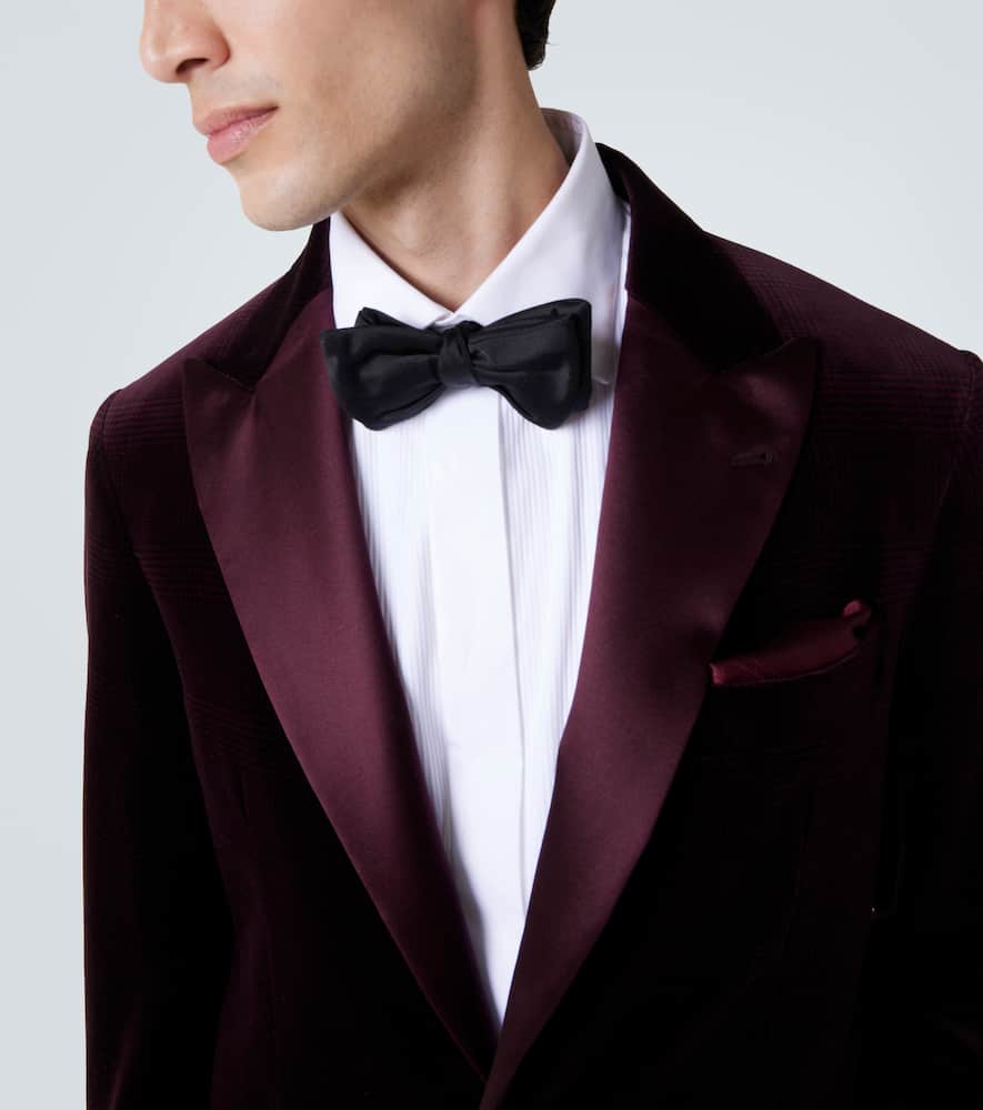 Cotton velvet blazer