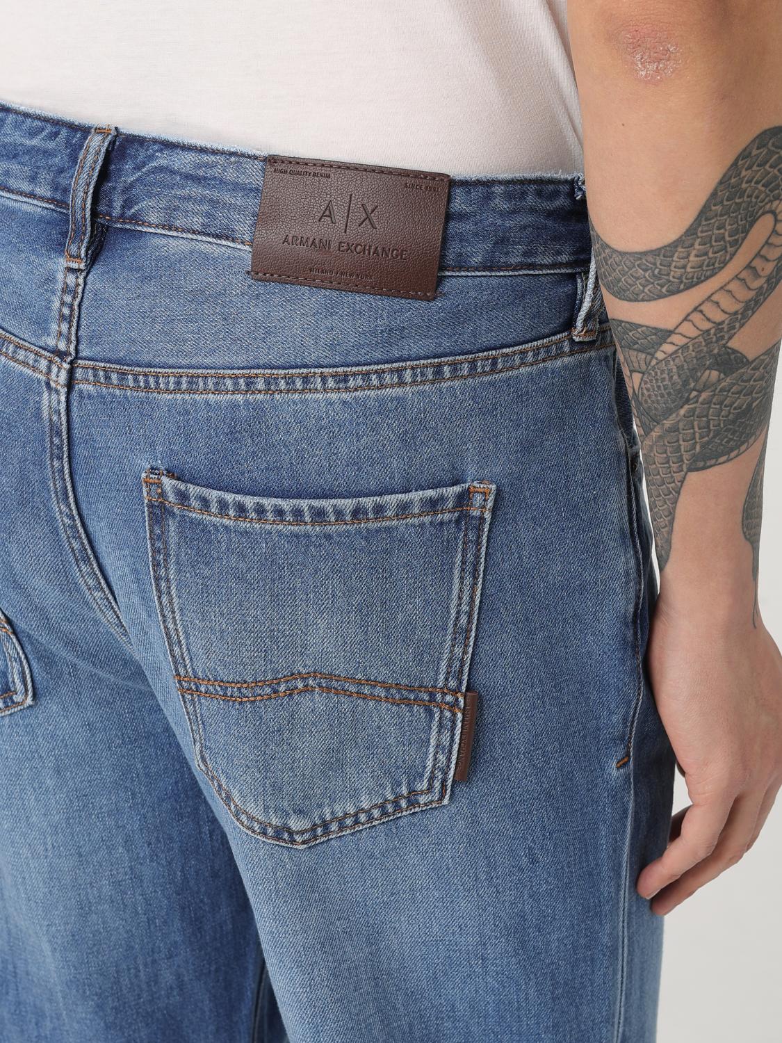 Jeans ARMANI EXCHANGE Men color Denim