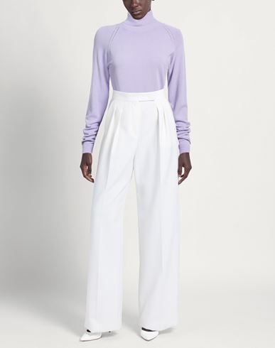 Knit Woman Turtleneck Lilac Size L Viscose, Polyamide