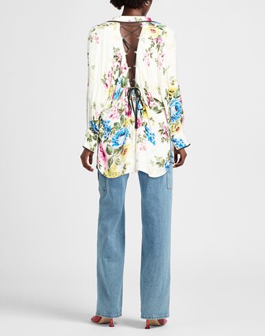 Woman Top Off white Size 10 Viscose, Polyester
