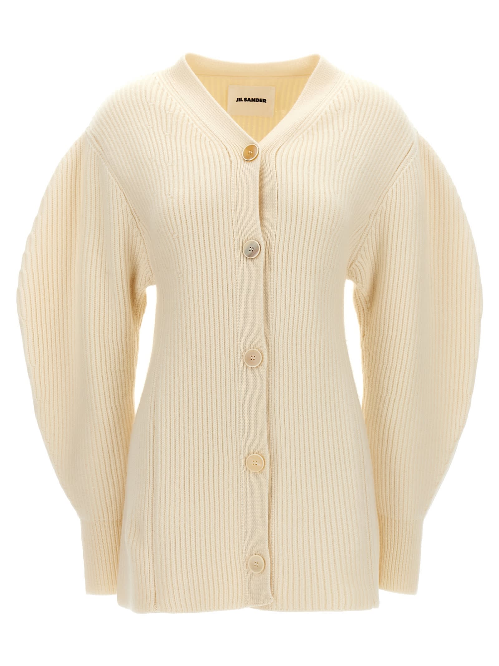 Ribbed Cardigan Sweater, Cardigans