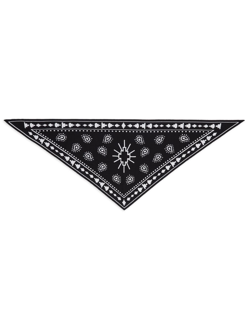 Bandana knitted scarf - Black