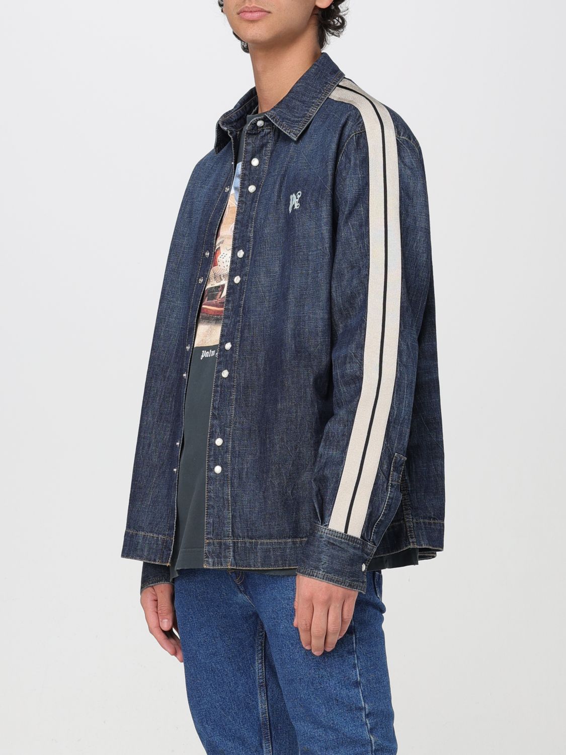 Jacket Men color Denim