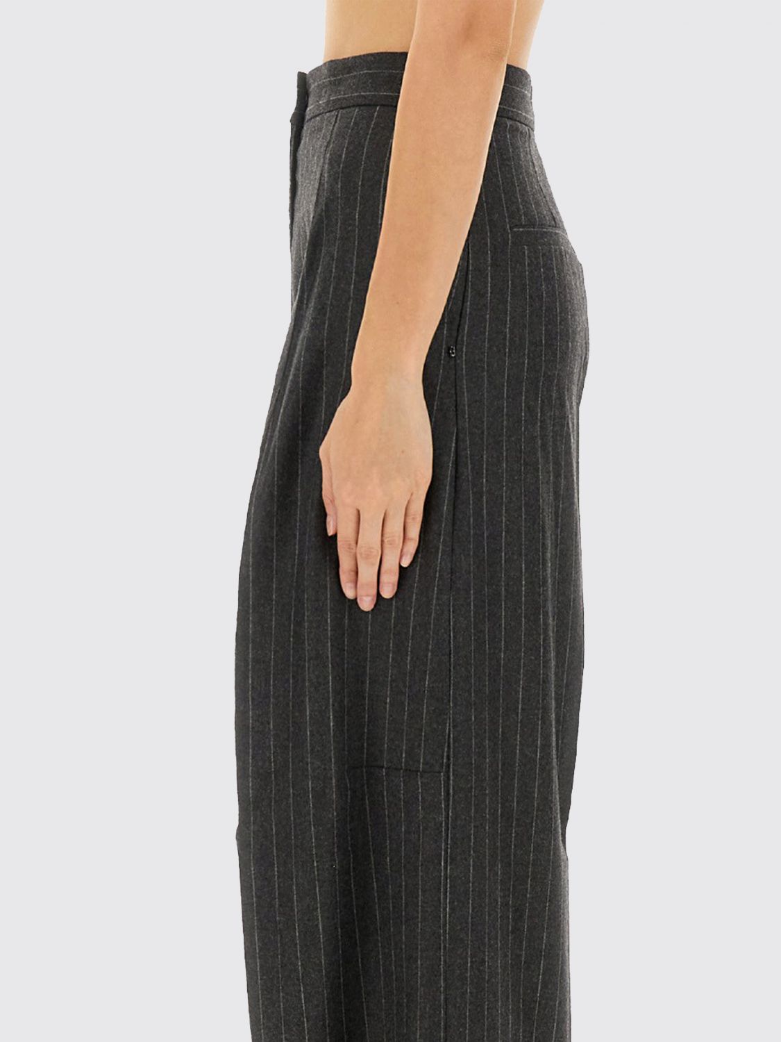Pants Woman color Charcoal