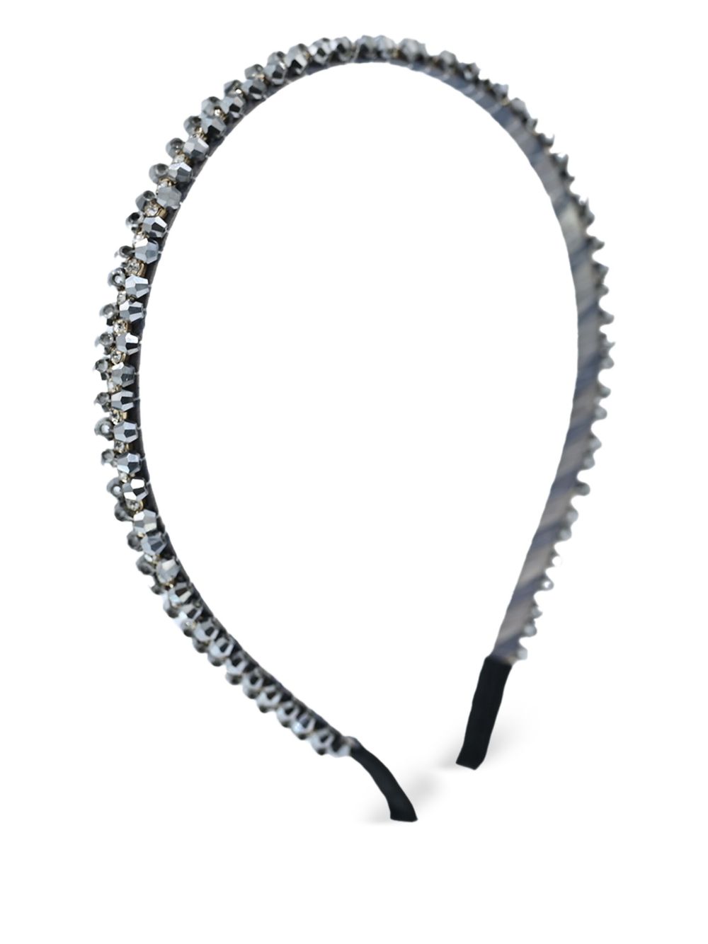 Crystal-embellished headband - Silver