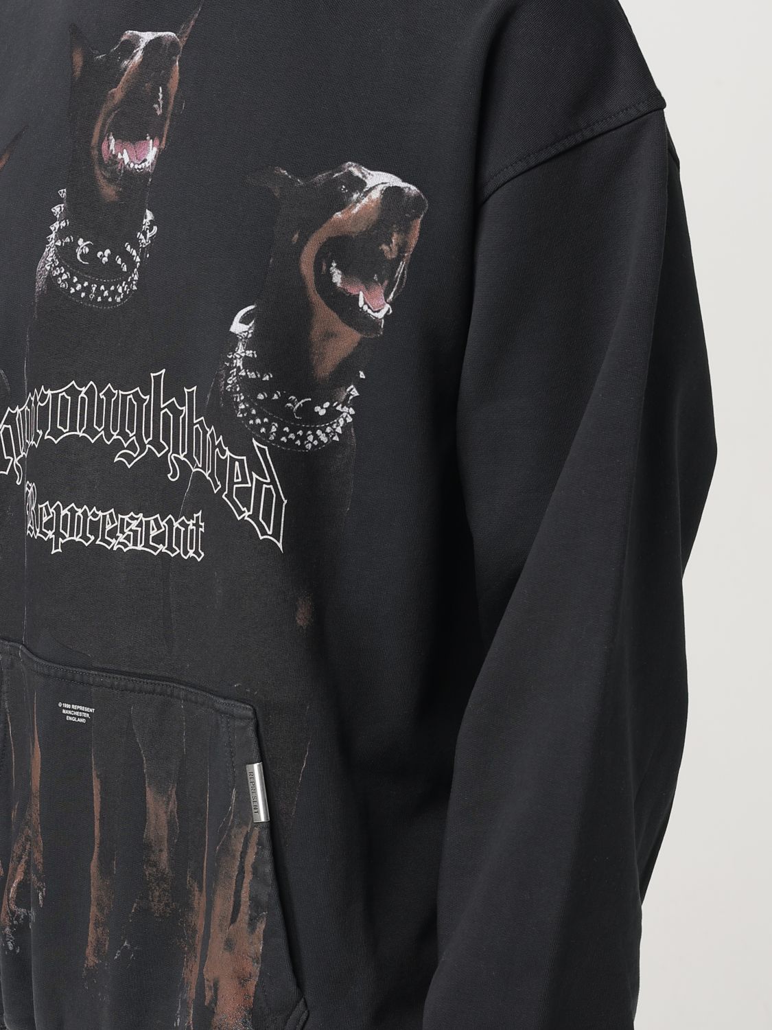 Sweatshirt REPRESENT Men color Black 1