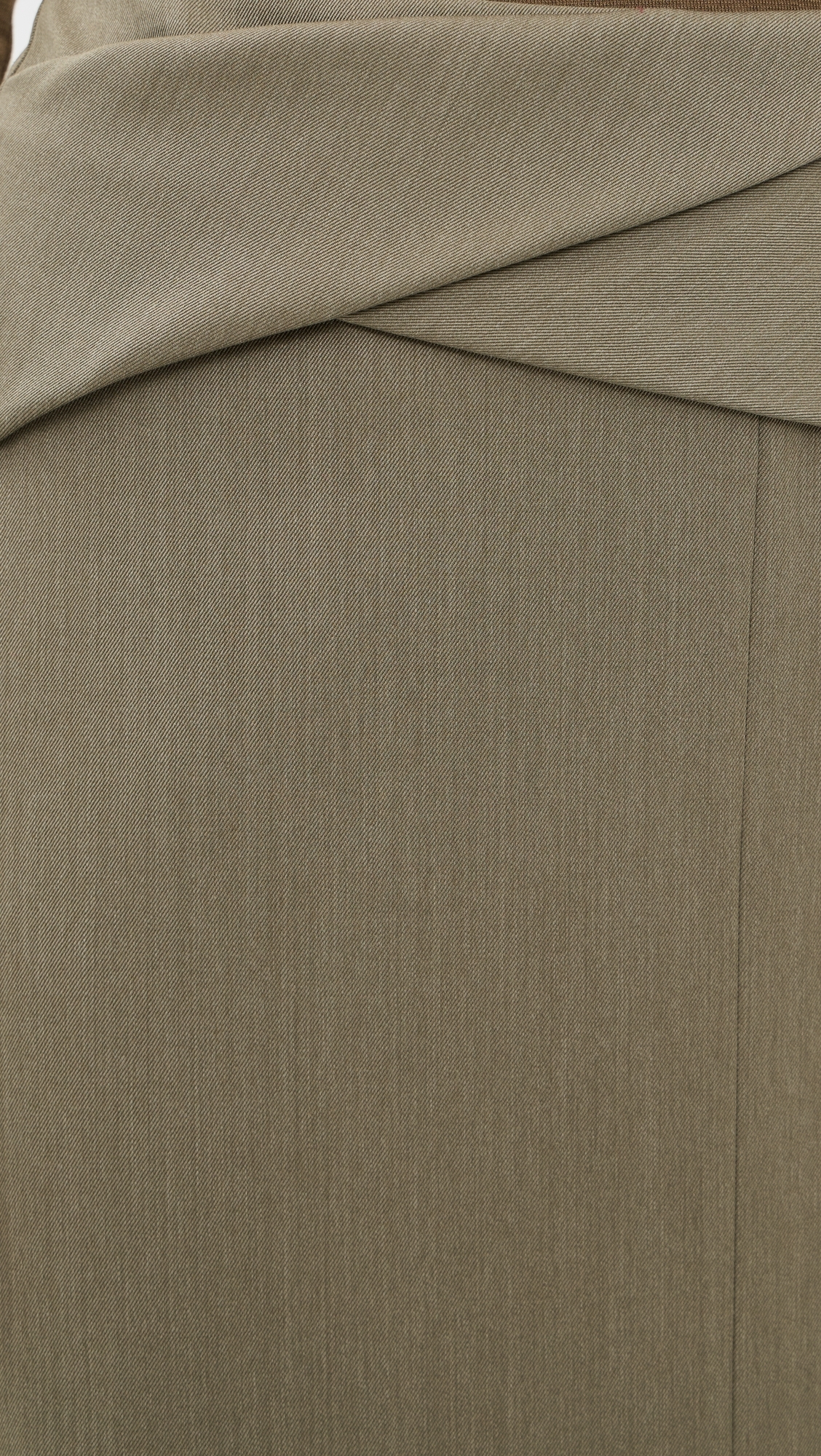 Wrap Detail Skirt Sage Melange