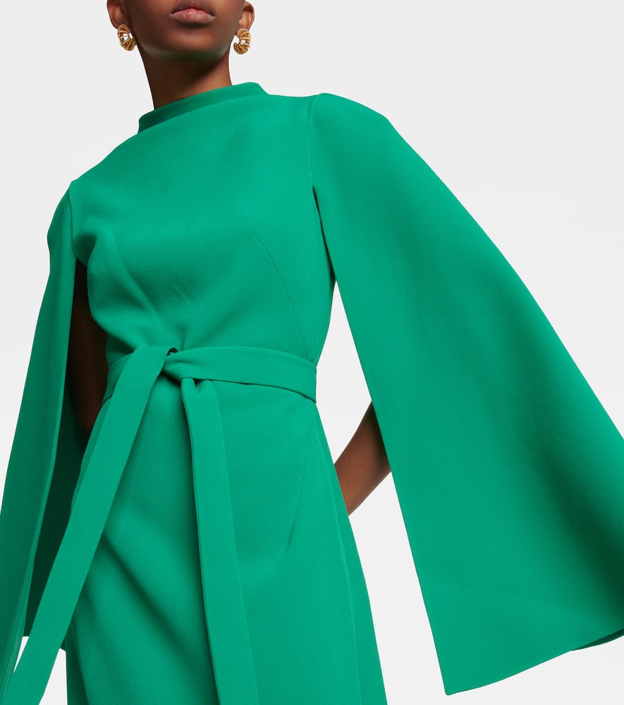 Crêpe maxi dress