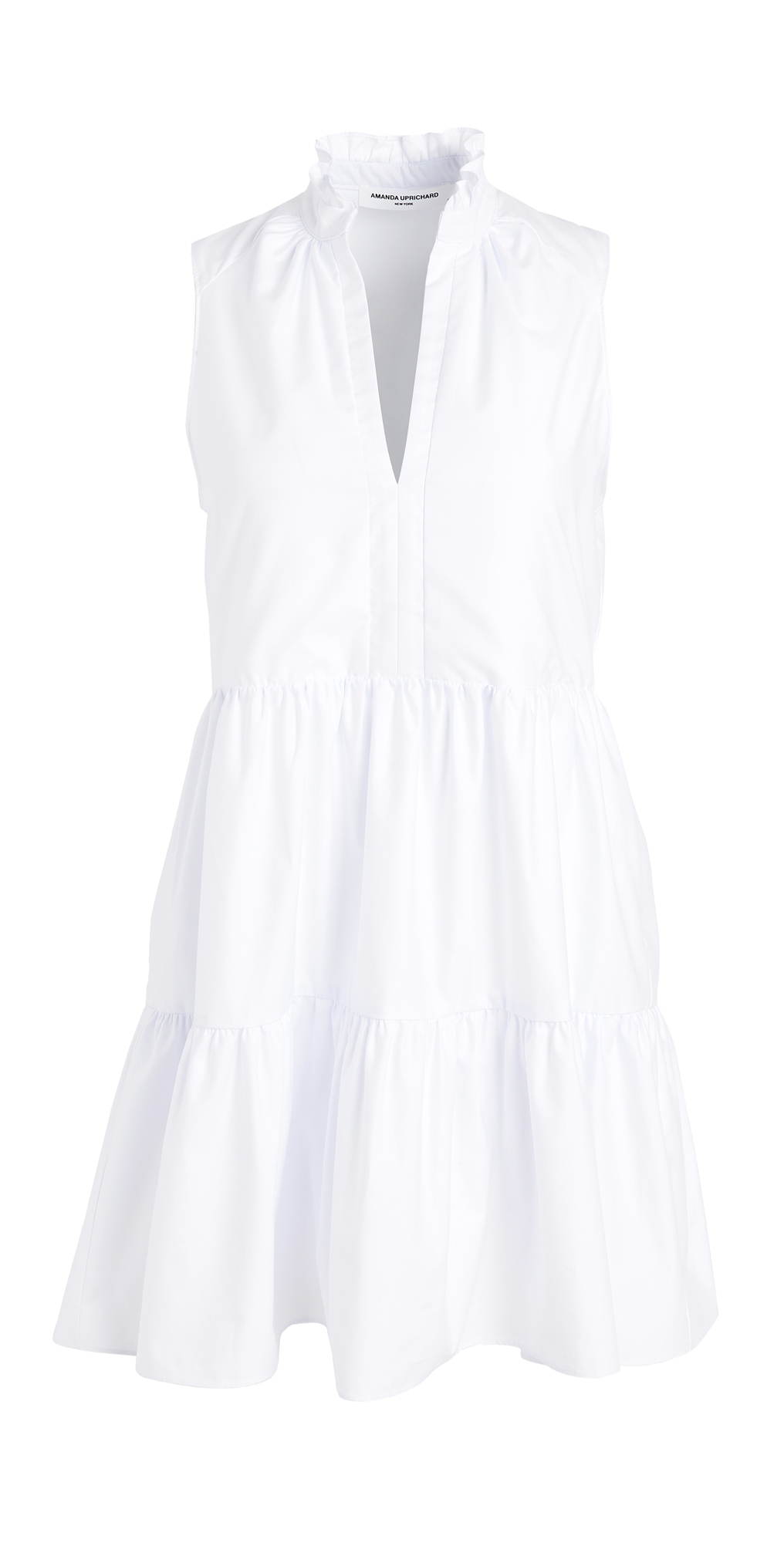 Sleeveless Saffron Dress White 