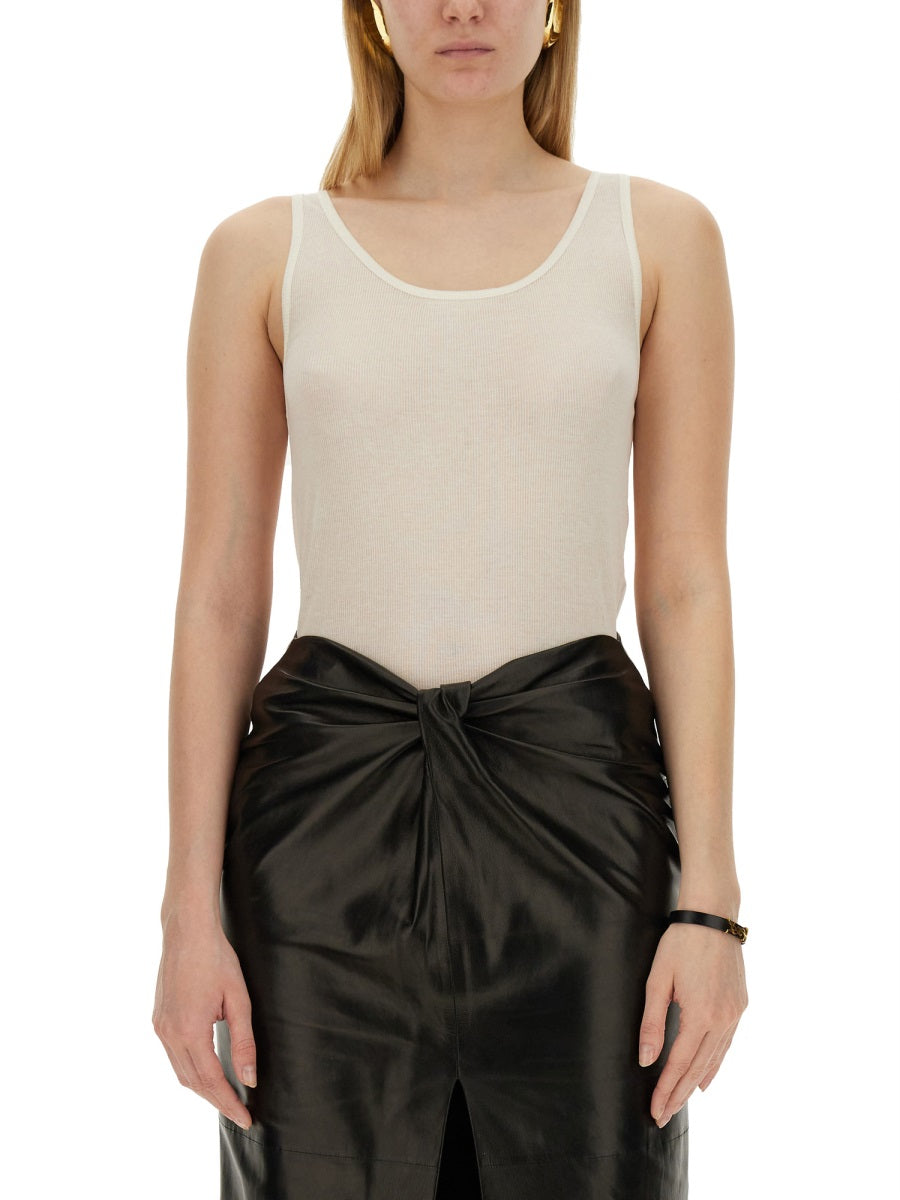 Round Neckline Tank Top