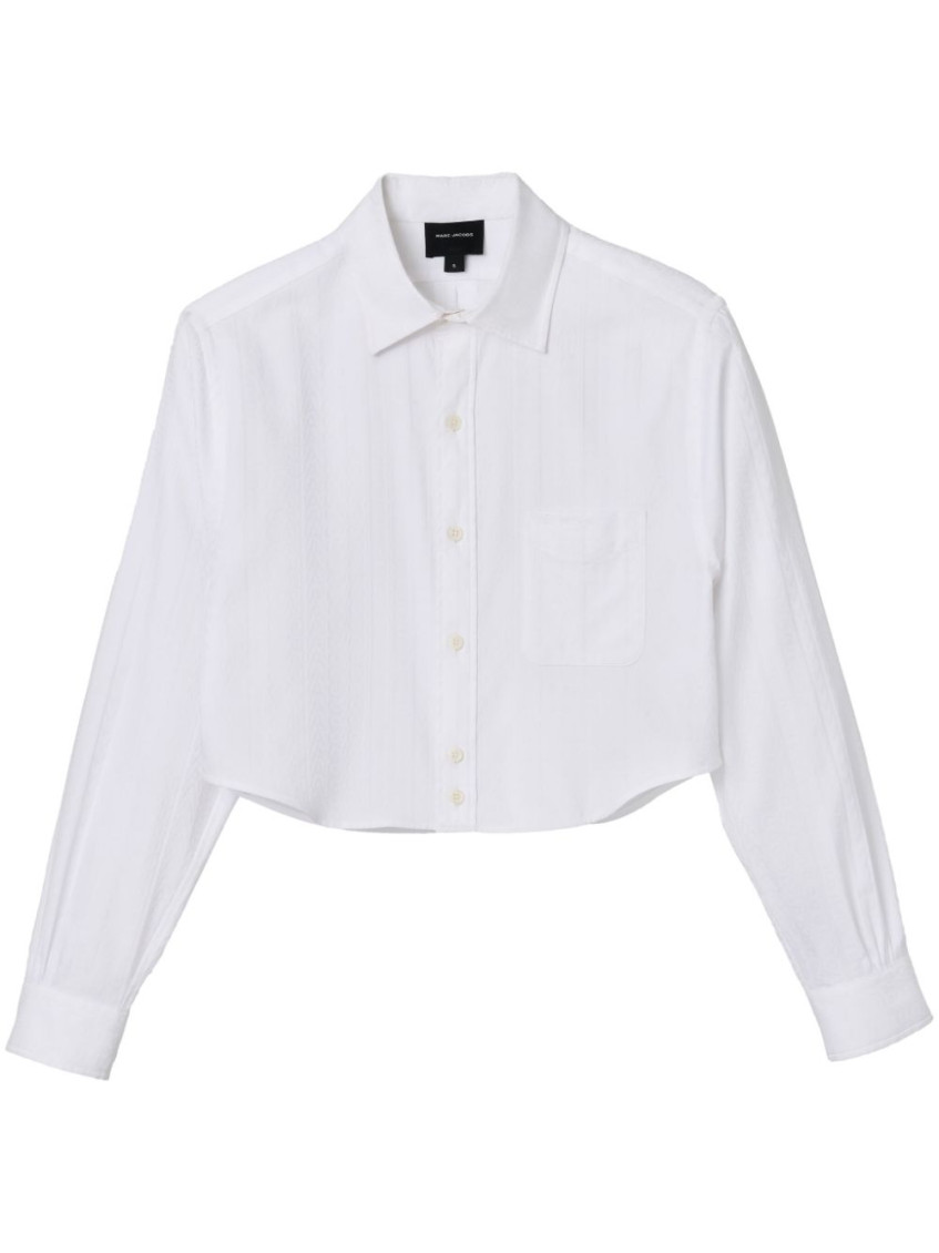 The Cropped Femme Shirt - White